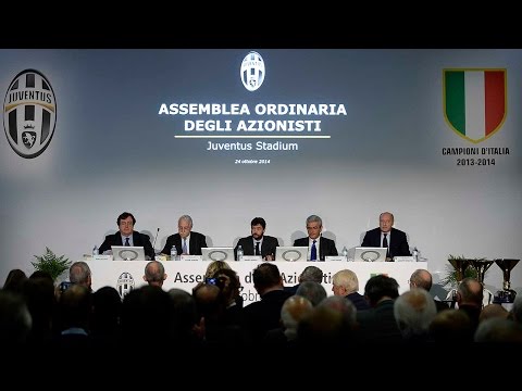 Discorso del Presidente Agnelli all'assemblea degli azionisti Juventus