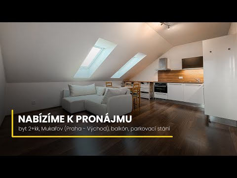 Video Pronájem bytu 2+kk 51 m² + balkón 4,9 m² - Mukařov