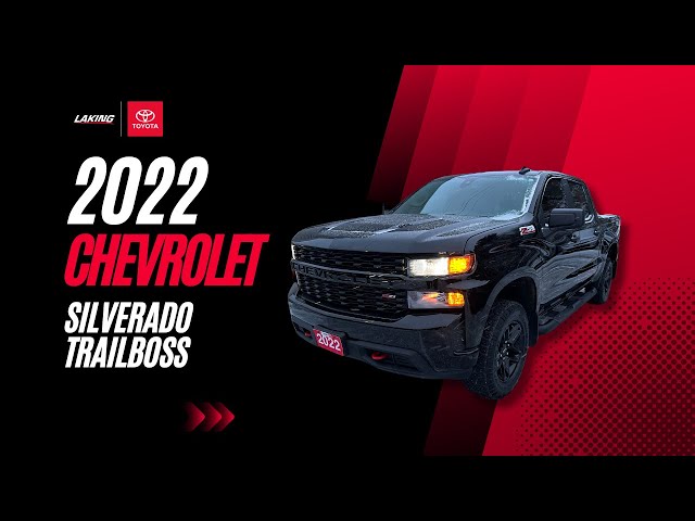 2022 Chevrolet Silverado 1500 LTD Custom Trail Boss 4X4 Crew Cab in Cars & Trucks in Sudbury