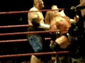 triple h throws umaga out the ring