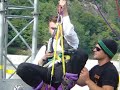 A famous Goldeneye Bungee Jump in Switzerland!