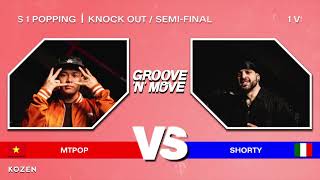 MT Pop vs Shorty – Groove’N’Move Popping Battle 2023 1/2 FINAL