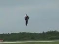 eric scott
rocketman

2008 quebec international airshow
2008 spectacle a�rien international familiprix de qu�bec
jean-lesage international airport
quebec city, quebec, canada
saturday june 14, 2008

in this video, watch as eric scott straps on a jet pack for a short performance over quebec.  the shortness of the performance shows just how much fuel he is able to carry, which isn't much at all!

like what you've seen? well, if you are interested in purchasing dvds of specific aircraft and/or of airshows, interested in anything and everything related to airshows (where the jet teams will show up, all airshow performers, airshow reports from airshows i have attended, previews of airshows i will be attending, etc.), a much more easier to navigate 