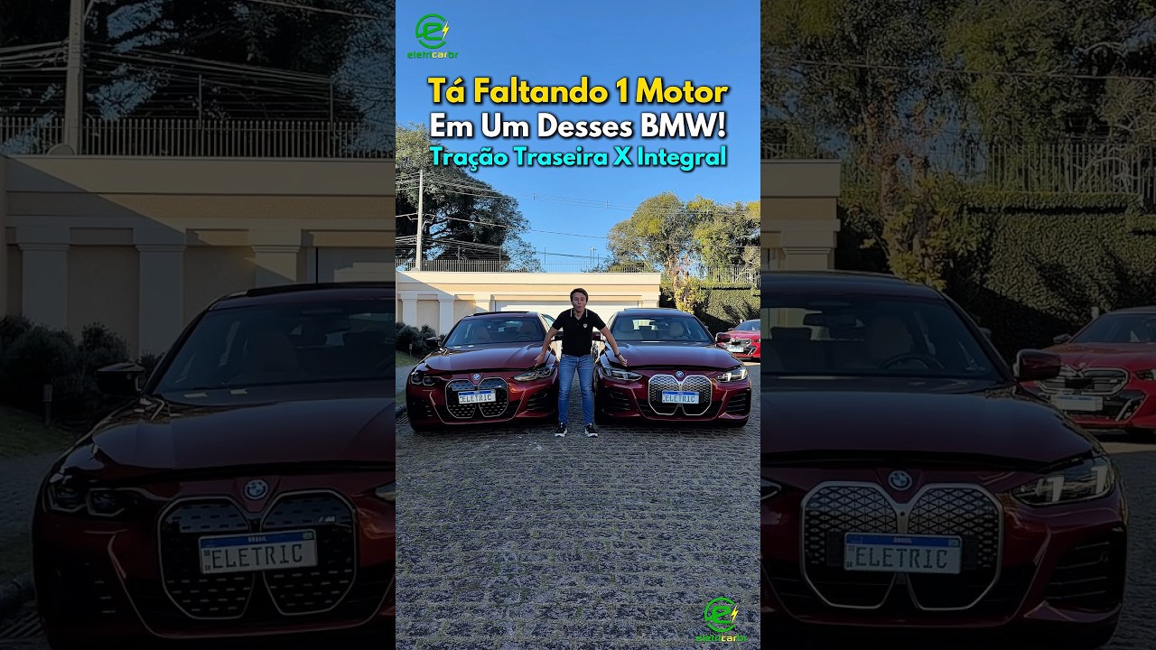 Tá Faltando 1 Motor Elétrico em um Desses BMWs! Diferença da Tração Elétrica Integral e Traseira