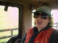 girl tractor driver now harrowing fields after liming