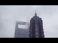 Jin Mao Tower vs. World Financial Center Tower vs. Fog