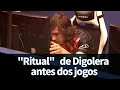 Click to View : Digolera mede com os dedos posicionamento dos equipamentos na mesa