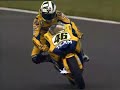 Michelin Man goes for a ride with Valentino Rossi
