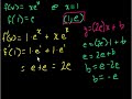 Equation of a tangent line Equation of a tangent line