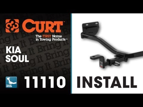 Trailer Hitch Install: CURT 11110 on 2012 Kia Soul