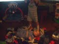 Caden playing with Ethan