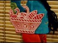 China arts & craft:bamboo &beautiful girl cloth made