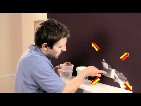 how to fill deep holes in wall