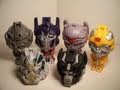 TRANSFORMERS 3 DOTM BURGER KING MOVIE TOYS BUMBLEBEE SHOCKWAVE IRONHIDE STARSCREAM FIGURE REVIEW