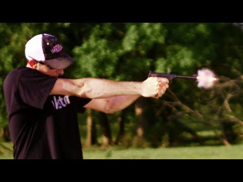 Driving - Driving a nail with a .22lr tracer looks a lot cooler in slow motion. .22lr tracers - http://pineymountainammunitionco.com/ Like me on Facebook http://www.fb...