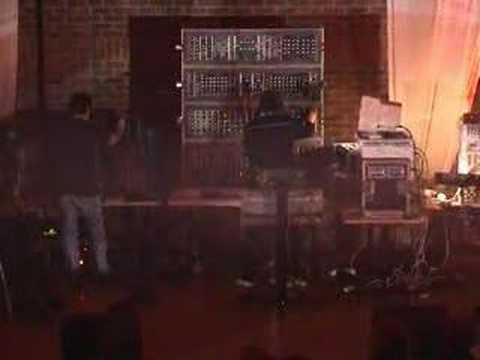 Redshift - UK electronic band REDSHIFT in Liphook in Oct 2002. This clip features building rhythm and atmosphere, featuring synths, guitar and of course, that huge Moog...