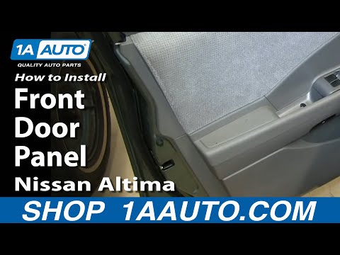 How To Install Remove Front Door Panel 2002-06 Nissan Altima
