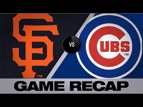 Video: Rizzo homers twice in Cubs' 5-3 win | Giants-Cubs Game Highlights 8/20/19