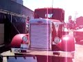 Narrow Nose Peterbilt idling at a San Diego ATHS event