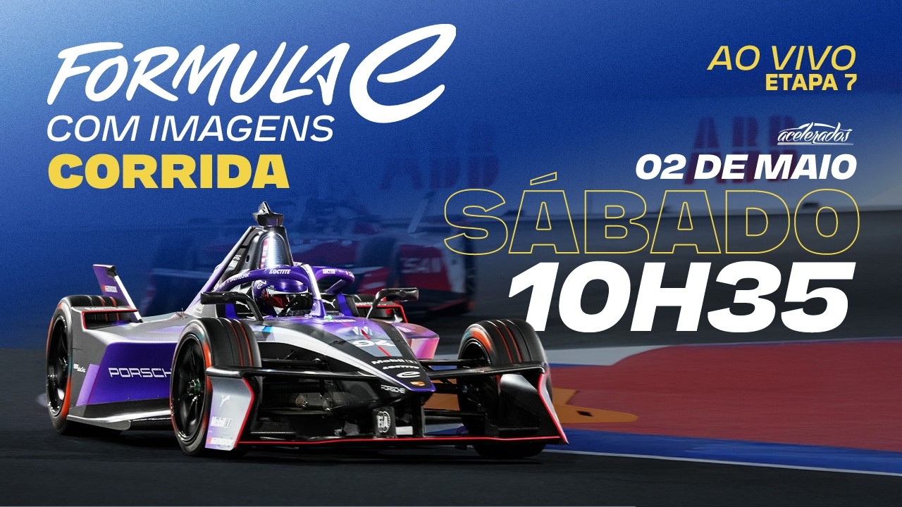 FÓRMULA E - AO VIVO E COM IMAGENS - CORRIDA - E-PRIX DE BERLIM - ALEMANHA - 10H35