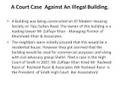Illegal commercialization of residential areas in Karachi