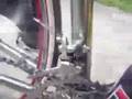 Roller bladers chasing bicyclists