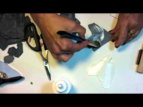how to attach foam to wood