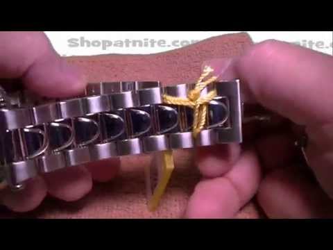 how to adjust an invicta watch band