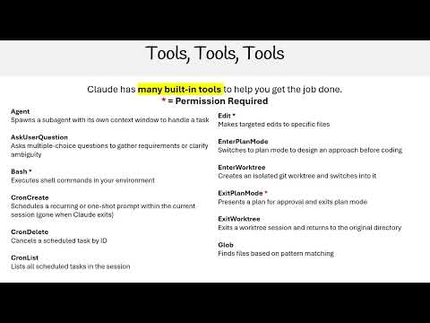 Claude Code Essentials - Tools Tools Tools
