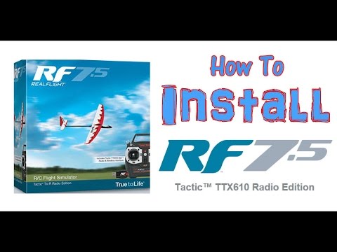 how to install usb rc flight simulator