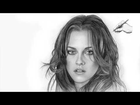 how to draw kristen stewart