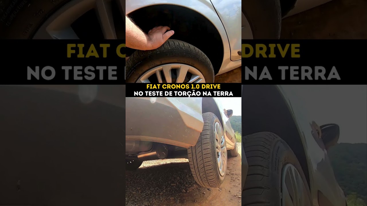 Fiat Cronos passa pelo nosso teste de torção na terra!!! #fiatcronos #cronos