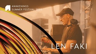 Len Faki - Live @ Awakenings Summer Festival 2023 Area W