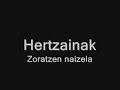 Zoratzen naizela - Hertzainak