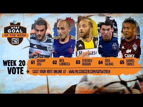 Video: 2014 AT&T Goal of the Week Nominees: Week 20