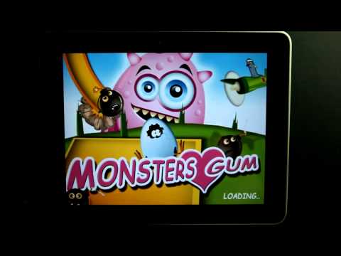 Picture from Monsters Love Gum available for the iPad