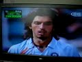 Sharma Sledging to a Sri Lankan Batsman Sharma Sledging to a Sri Lankan Batsman