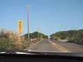 Drive scenery of the Choshi toll road going down