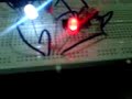 A simple circuit detecting obstacles