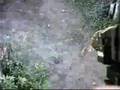 Lunching a M68 Thunder Grenade in a fire fight