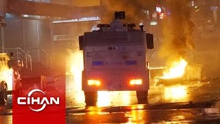 Ataşehir’de DHKP-C protestosuna polis müdahale etti