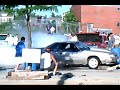 Mustang burnout blow-out -2008
