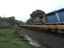 CSX Q580 meets Q125 in Acworth