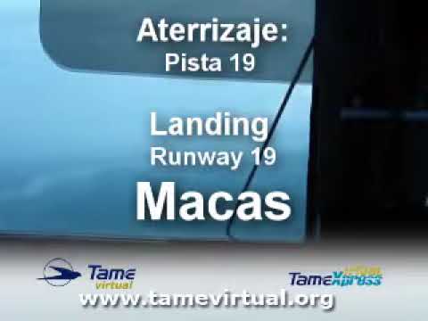 Flight Quito Macas Ecuador Embraer 120 TAMEXpress PART 1