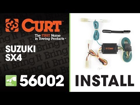 Trailer Wiring Install: CURT 56002 T-Connector on 2011 Suzuki SX4