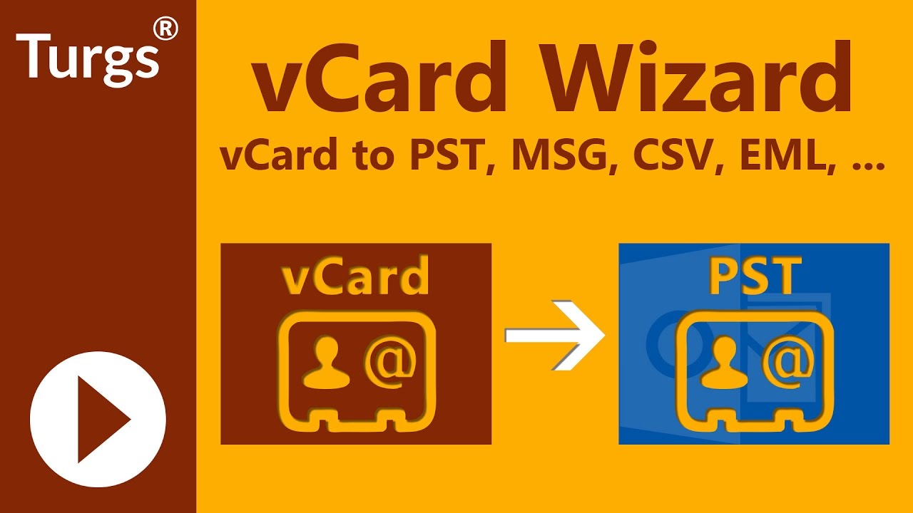 vCard Converter Export vCard Contacts to Different File Formats