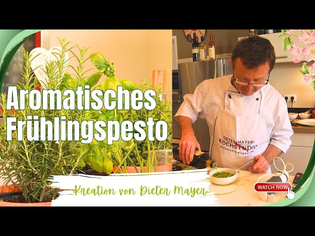 Klassische Kräuterpesto mit Pinienkernen
