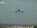 Airplane Nearly Crashes at Hamburg Airport on 03 03 2008