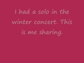 My Winter Concert Solo