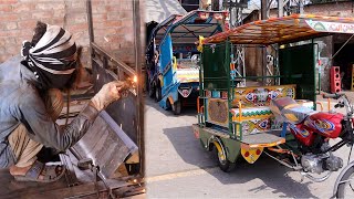 The Complete QingQi Rickshaw Manufacturing Process | Six Seater Rickshaw in Pakistan | Moawin.pk